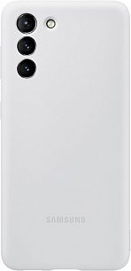 Silicone Cover для Samsung S21 (серый)
